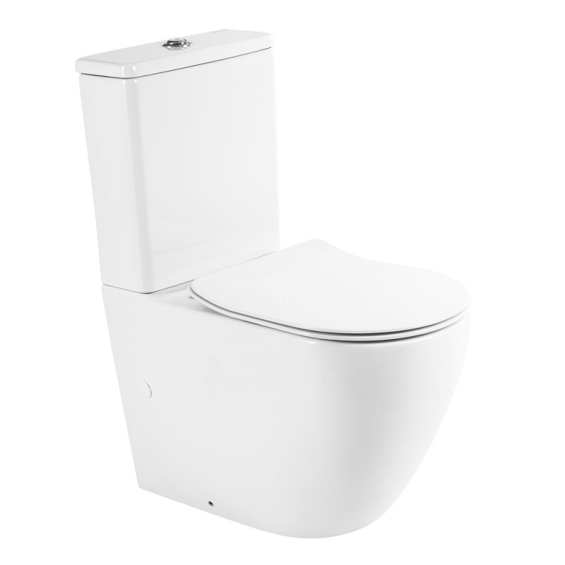 Бесшумный унитаз компакт BelBagno Sfera-R BB2141CPR схема 6