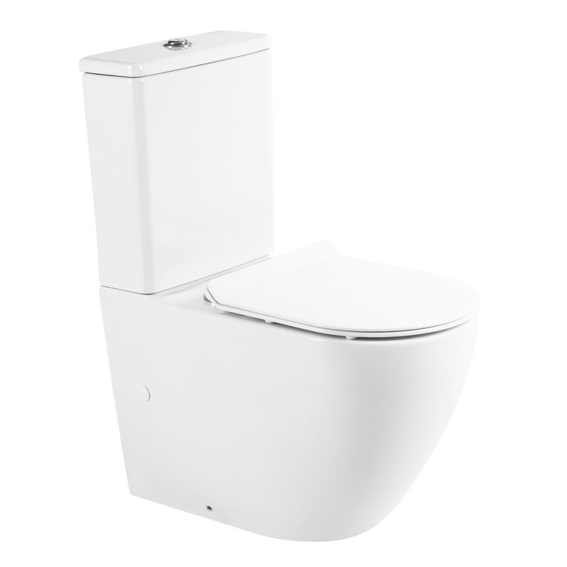 Бесшумный унитаз компакт BelBagno Sfera-R BB2141CPR схема 9