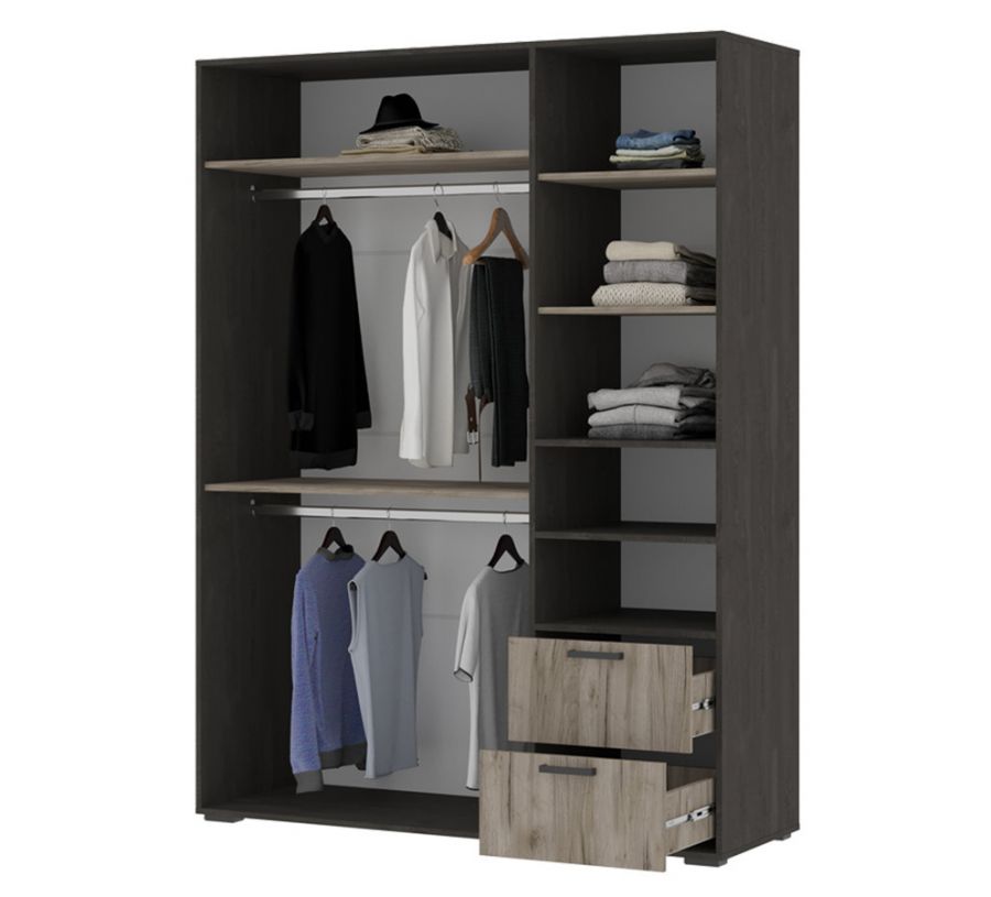 ШК 03 Шкаф "Эдинбург" 3х створчатый с ящиками