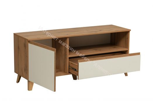 Тумба под ТВ 53.07 Авалон, Дуб вотан/Белый