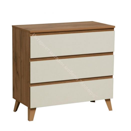 Комод 53.05 Авалон, Дуб вотан/Белый