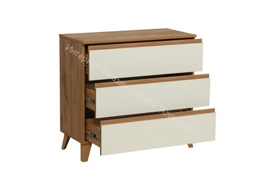 Комод 53.05 Авалон, Дуб вотан/Белый