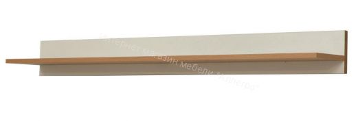 Полка навесная 53.10 Авалон, Дуб вотан/Белый