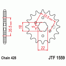 JTF 1559, звезда передняя
