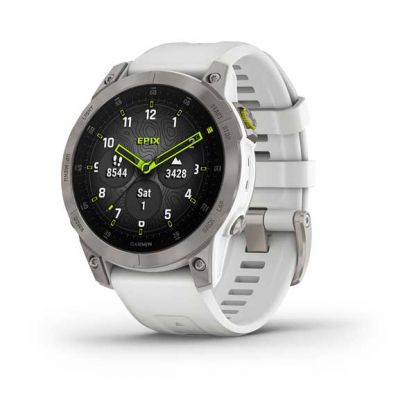 Garmin EPIX (Gen 2) Sapphire титановый белый фото