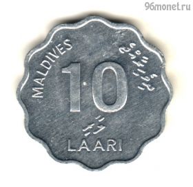 Мальдивы 10 лари 1984