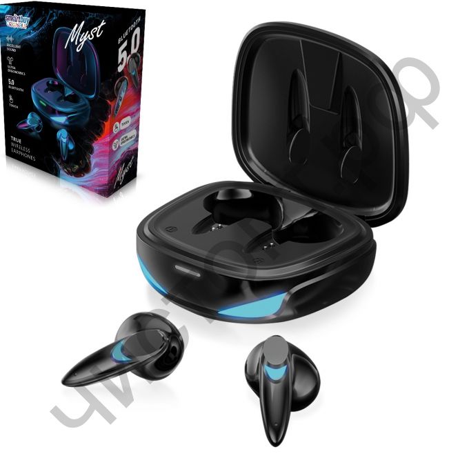 Bluetooth гарнитура стерео Smartbuy Myst, черная (SBH-3049)