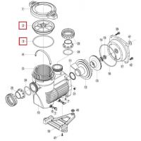 Крышка префильтра с уплотнительным кольцом для насосов Hayward K-FLO (RPUM0002.10R)