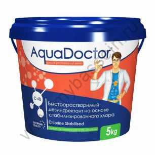 AquaDoctor C-60, быстрорастворимый дезинфектант на основе хлора, 50кг