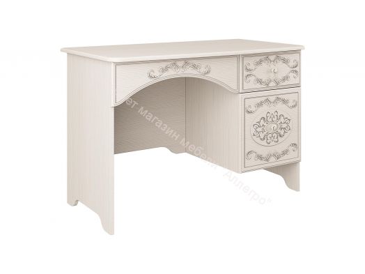 Стол туалетный Каролина (патина), Вудлайн кремовый/Сандал белый