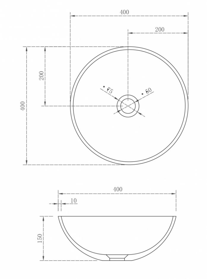 Накладная раковина ABBER Stein AS2608 матовая 40х40 ФОТО