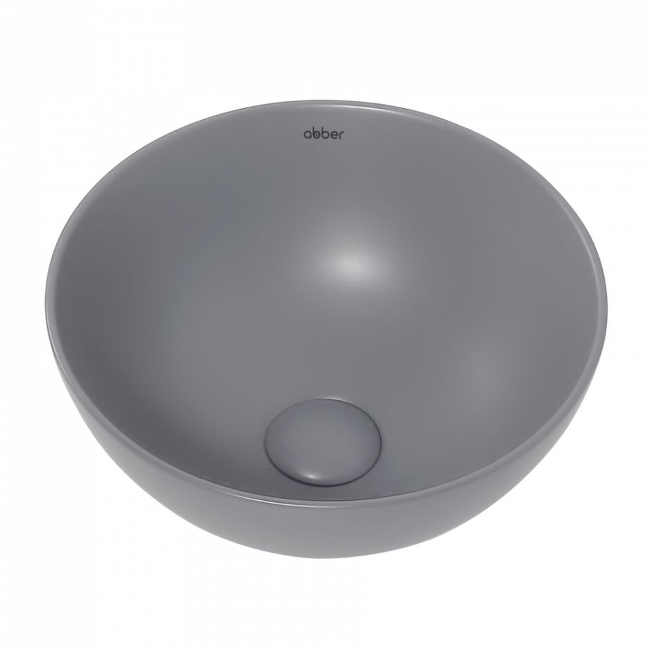 Изображение Накладная раковина ABBER Bequem AC2106MG серая матовая 32х32