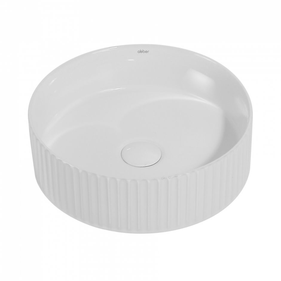 Изображение Белая накладная раковина ABBER Bequem AC2111 36х36