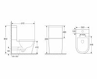 Унитаз-компакт ABBER Bequem AC1112TMW схема 12