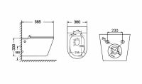 Унитаз ABBER Bequem AC1106P с импульсным смывом схема 9