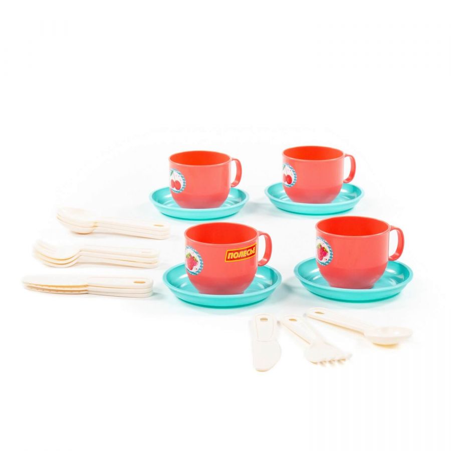 Набор детской посуды "Минутка" на 4 персоны (V3) (20 элементов) (в сеточке)