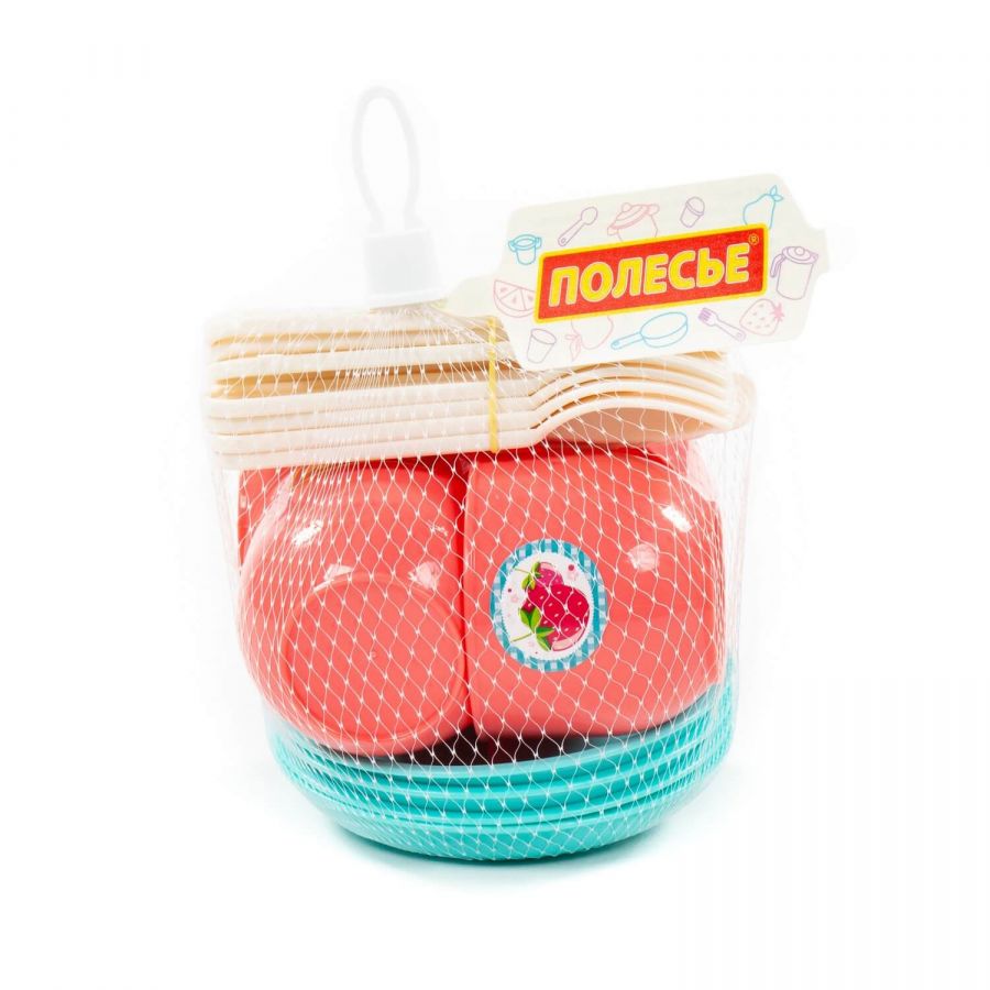 Набор детской посуды "Минутка" на 4 персоны (V3) (20 элементов) (в сеточке)