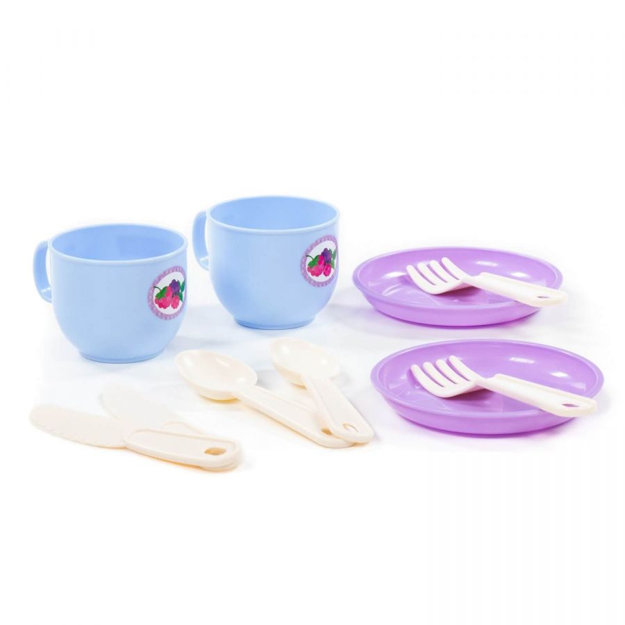 Набор детской посуды "Минутка" на 2 персоны (V1) (10 элементов) (в сеточке)