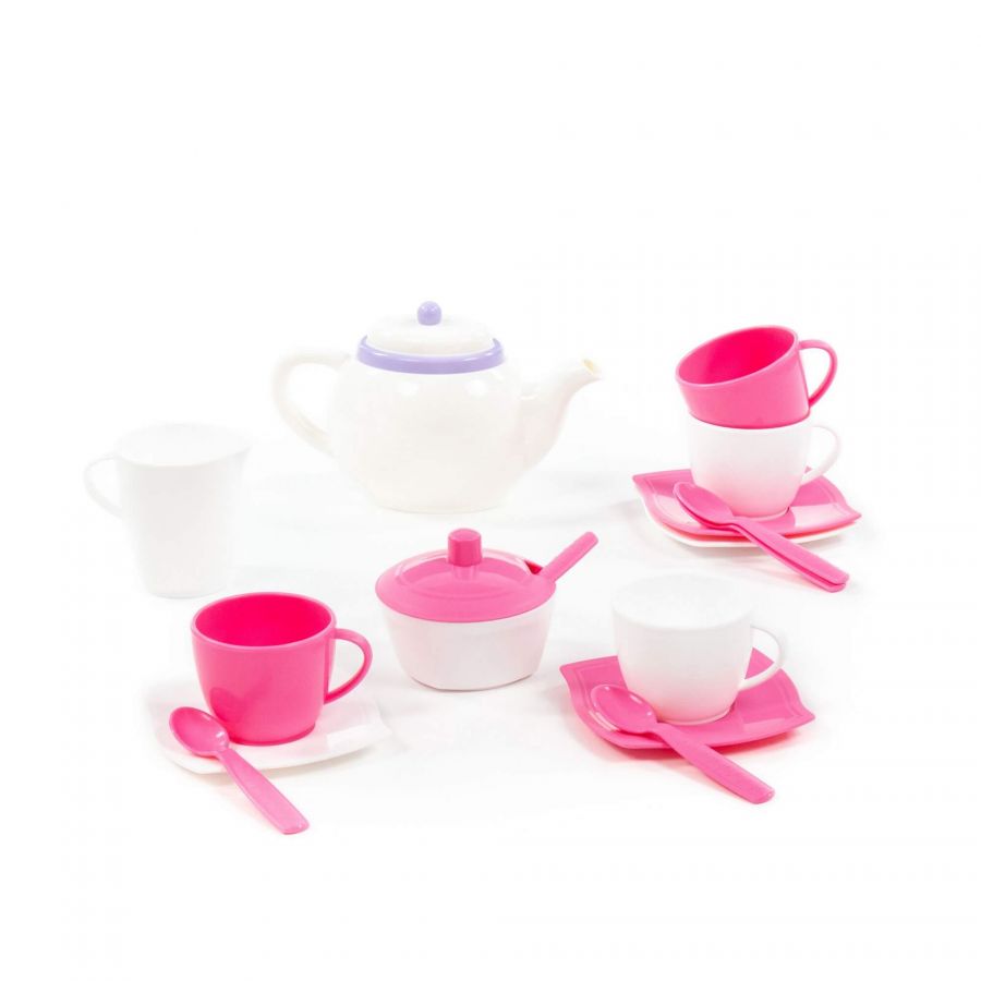 Набор детской посуды "Алиса" на 4 персоны (18 элементов) (в сеточке)