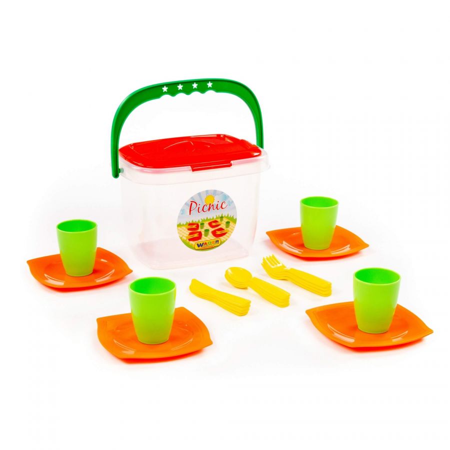Набор детской посуды "Алиса" для пикника №1