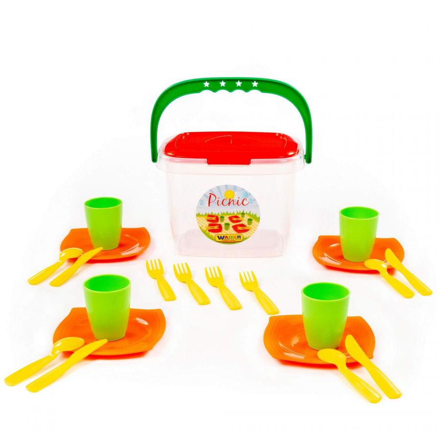 Набор детской посуды "Алиса" для пикника №1