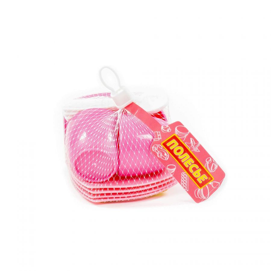 Набор детской посуды "Алиса" на 4 персоны (12 элементов) (в сеточке)