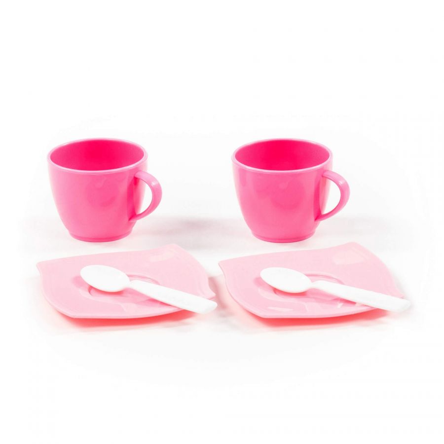 Набор детской посуды "Алиса" на 2 персоны (6 элементов) (в сеточке)