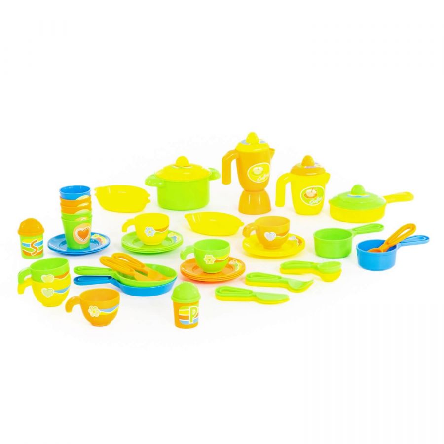 Набор детской посуды (50 элементов) (в коробке)
