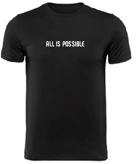 Merch футболка детская Bunny Hop All is Possible черная 134 см.