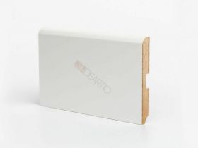 Плинтус Напольный МДФ Ликорн U102-120 Белый В120хТ16хД2050 мм DeArtio.
