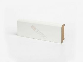 Плинтус Напольный МДФ Ликорн U102-60 Белый В60хТ16хД2050 мм DeArtio.