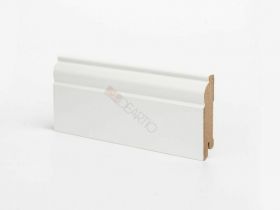 Плинтус Напольный МДФ Ликорн U104-80 Белый В80хТ16хД2050 мм DeArtio.