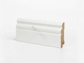 Плинтус Напольный МДФ Ликорн U105-80 Белый В80хТ16хД2050 мм DeArtio.