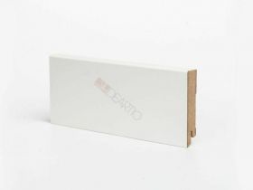 Плинтус Напольный МДФ Ликорн U106-80 Белый В80хТ16хД2050 мм DeArtio.