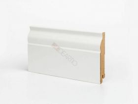 Плинтус Напольный МДФ Ликорн U106-100 Белый В100хТ16хД2050 мм DeArtio.