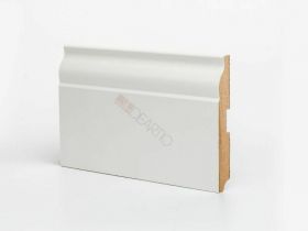 Плинтус Напольный МДФ Ликорн U103-120 Белый В120хТ16хД2050 мм DeArtio.
