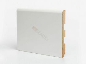 Плинтус Напольный МДФ Ликорн U102-150 Белый В150хТ16хД2050 мм DeArtio.