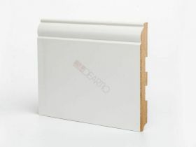 Плинтус Напольный МДФ Ликорн U104-150 Белый В150хТ16хД2050 мм DeArtio.
