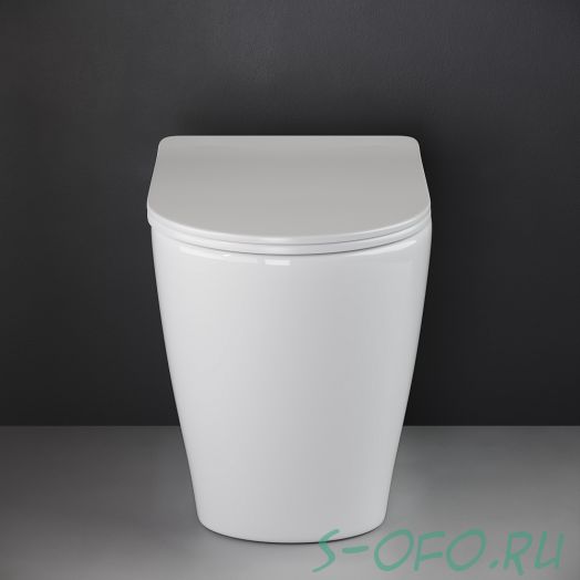 Унитаз приставной Ceramicanova Highlight Rimless CN1812 с микролифтом, безободковый