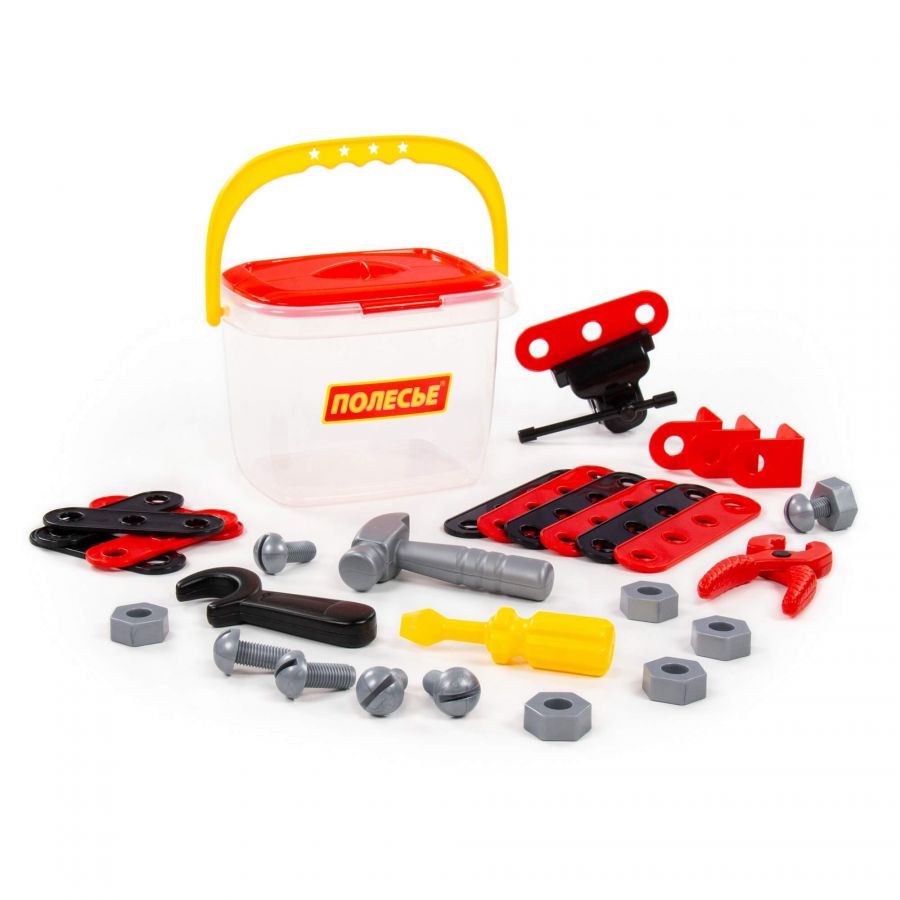 Набор "Механик" (32 элемента) (в ведёрке)