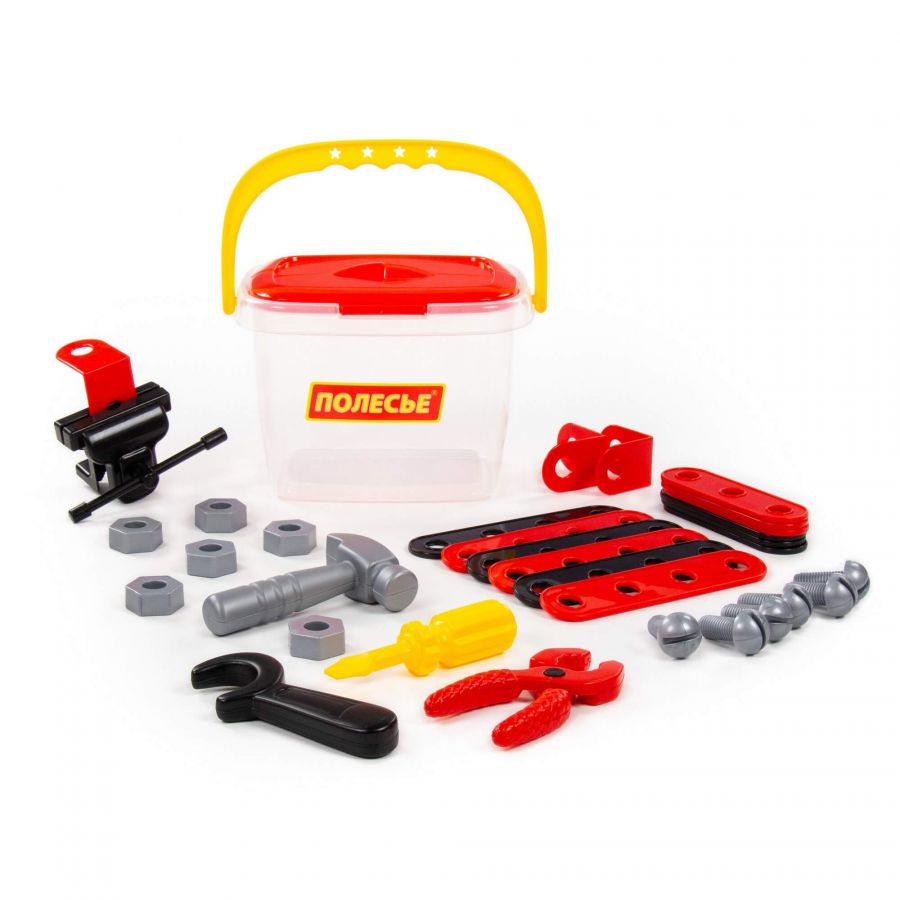 Набор "Механик" (32 элемента) (в ведёрке)