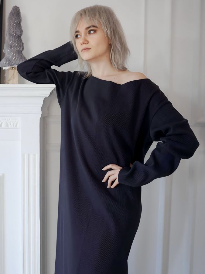 Платье Nebbia бесшовное графит