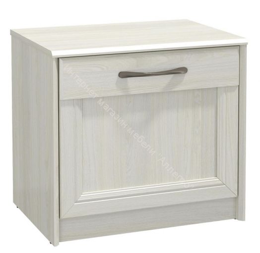 Тумба прикроватная 45.17 Лиана, Ясень анкор светлый/Ясень графит/Патина