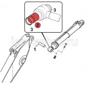 Втулка в ушко штока г/цилиндра рукояти [332/H5523] для JCB JS200W 