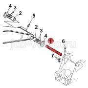 Палец в основание стрелы [KRV1572] для JCB JS200W 
