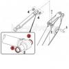 Уплотнение в основание г/цилиндра ковша (поз-3) [332/C6743] для JCB JS220 (200, 210) 
