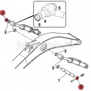 Кольцо фиксатор [KHV0163] для JCB JS260 