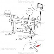 Палец механизма быстросъема [811/90265] для погрузчика JCB 535-95 