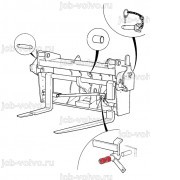 Втулки механизма быстросъема [831/00035] для погрузчика JCB 540-170 