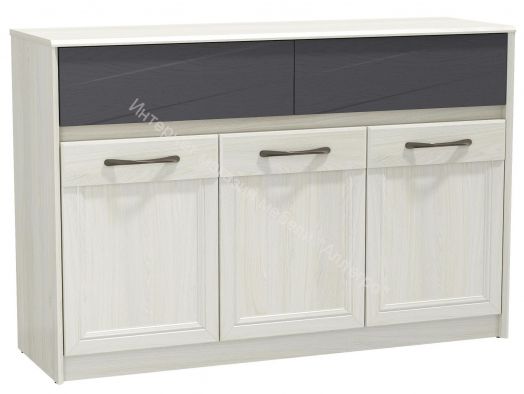 Спальный гарнитур Лиана, Ясень анкор светлый/Ясень графит/Патина